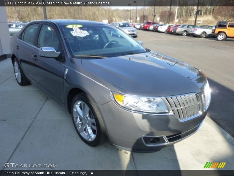 Sterling Grey Metallic / Dark Charcoal 2011 Lincoln MKZ AWD