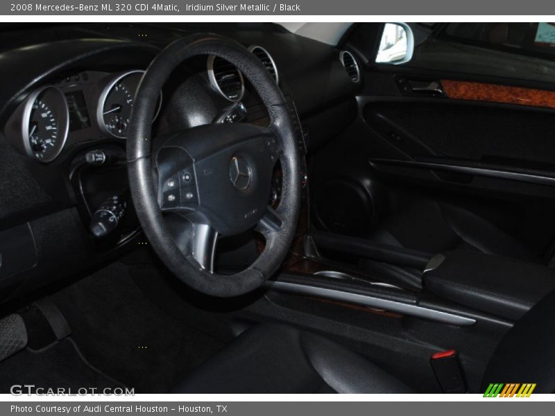 Iridium Silver Metallic / Black 2008 Mercedes-Benz ML 320 CDI 4Matic