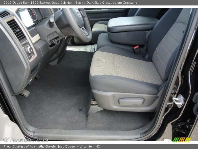 Black / Dark Slate Gray/Medium Graystone 2012 Dodge Ram 1500 Express Quad Cab 4x4