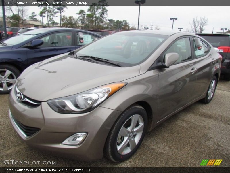 Desert Bronze / Beige 2013 Hyundai Elantra GLS