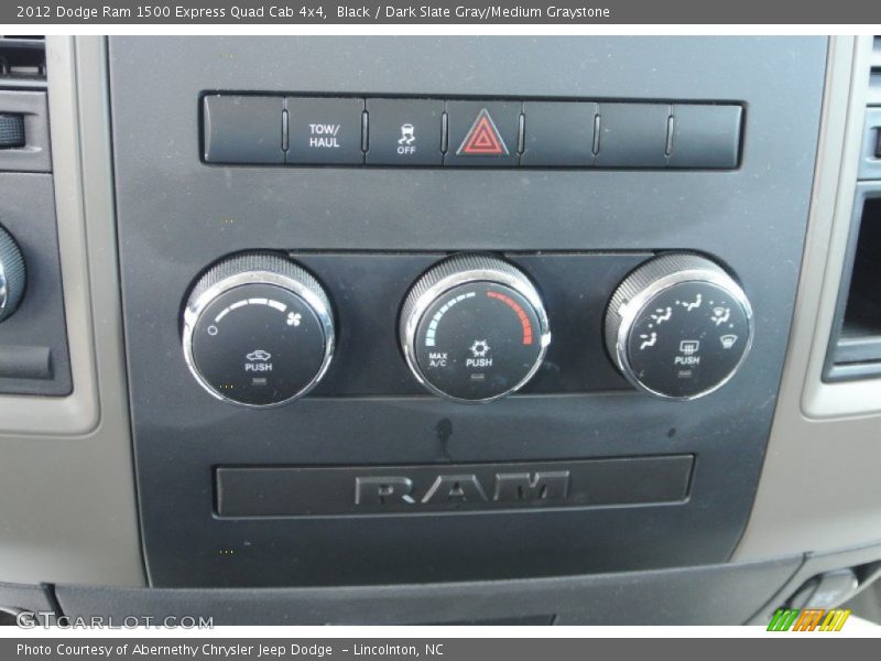 Black / Dark Slate Gray/Medium Graystone 2012 Dodge Ram 1500 Express Quad Cab 4x4