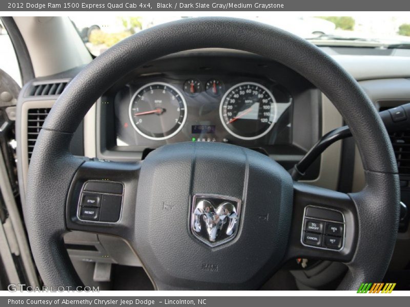  2012 Ram 1500 Express Quad Cab 4x4 Steering Wheel