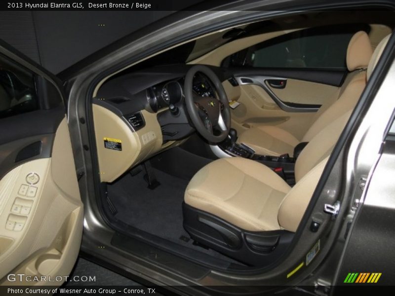 Desert Bronze / Beige 2013 Hyundai Elantra GLS