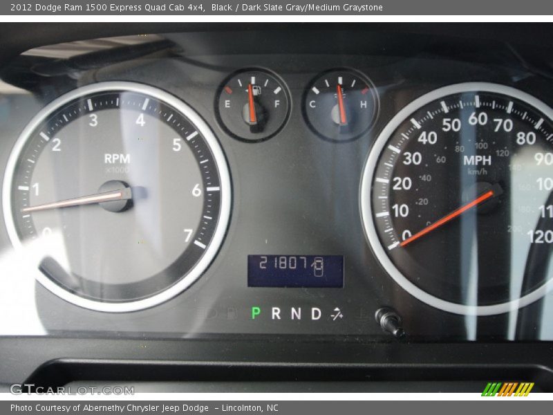  2012 Ram 1500 Express Quad Cab 4x4 Express Quad Cab 4x4 Gauges