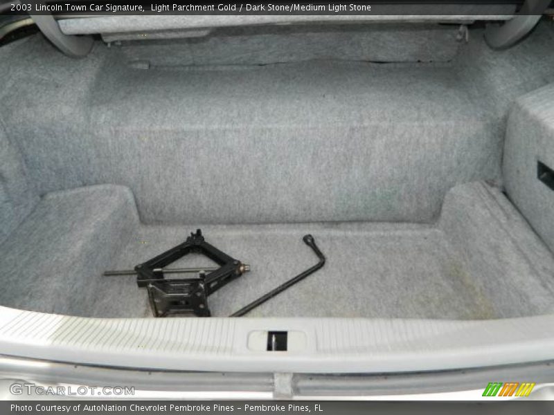  2003 Town Car Signature Trunk