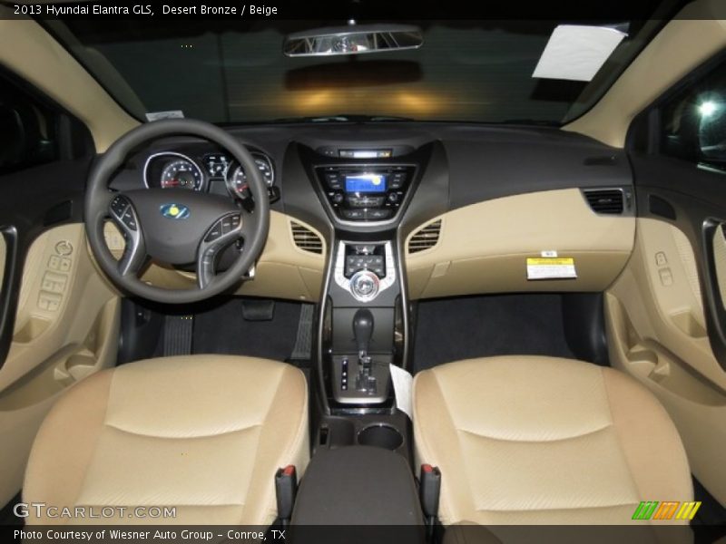 Desert Bronze / Beige 2013 Hyundai Elantra GLS