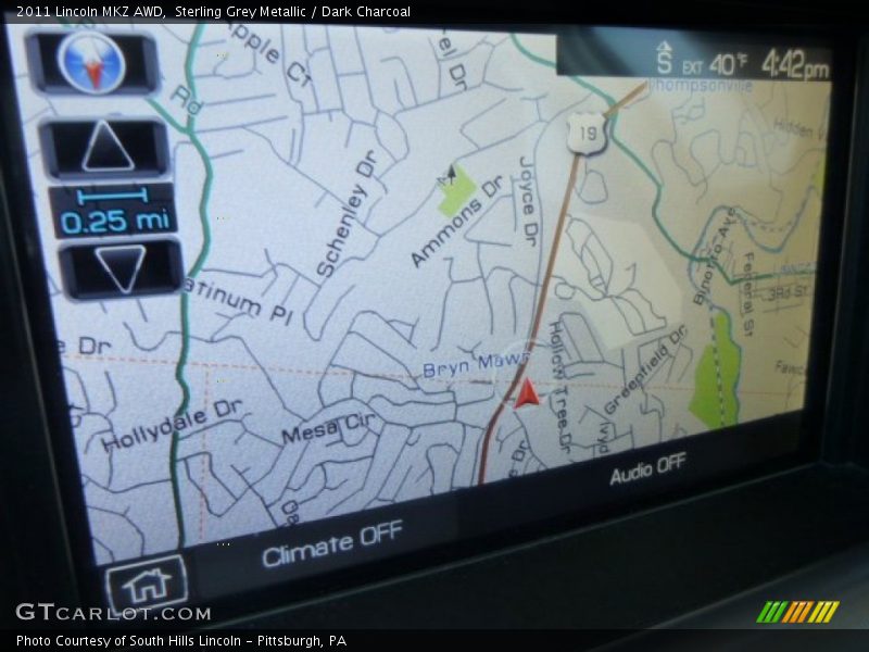 Sterling Grey Metallic / Dark Charcoal 2011 Lincoln MKZ AWD