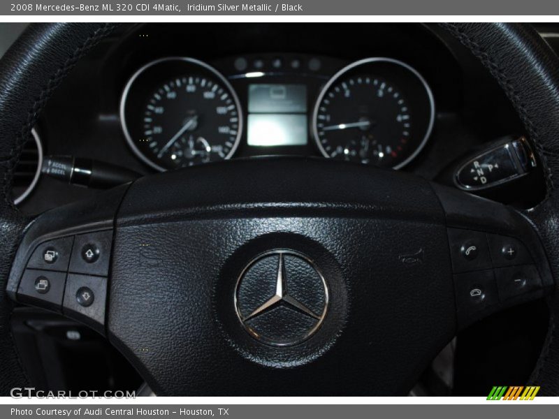 Iridium Silver Metallic / Black 2008 Mercedes-Benz ML 320 CDI 4Matic