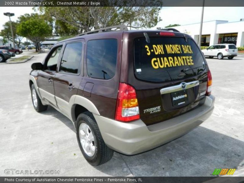 Chestnut Metallic / Beige 2002 Mazda Tribute LX V6