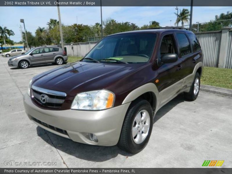 Chestnut Metallic / Beige 2002 Mazda Tribute LX V6