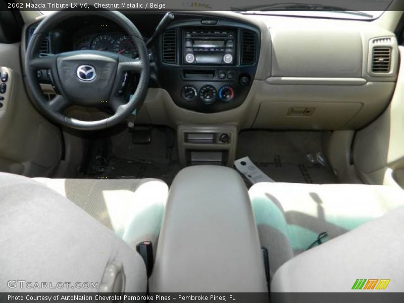 Chestnut Metallic / Beige 2002 Mazda Tribute LX V6