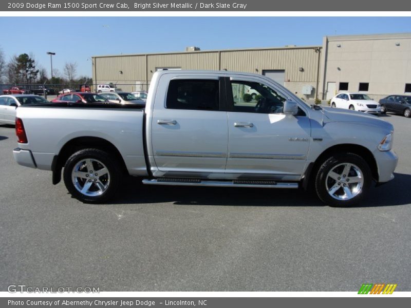 Bright Silver Metallic / Dark Slate Gray 2009 Dodge Ram 1500 Sport Crew Cab