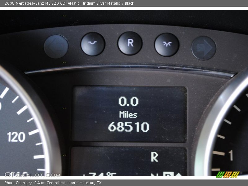Iridium Silver Metallic / Black 2008 Mercedes-Benz ML 320 CDI 4Matic
