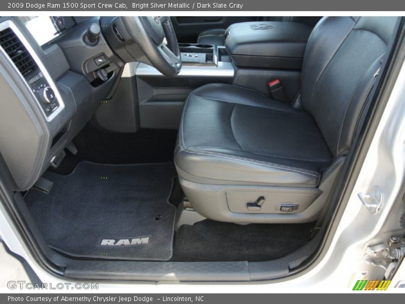 Bright Silver Metallic / Dark Slate Gray 2009 Dodge Ram 1500 Sport Crew Cab