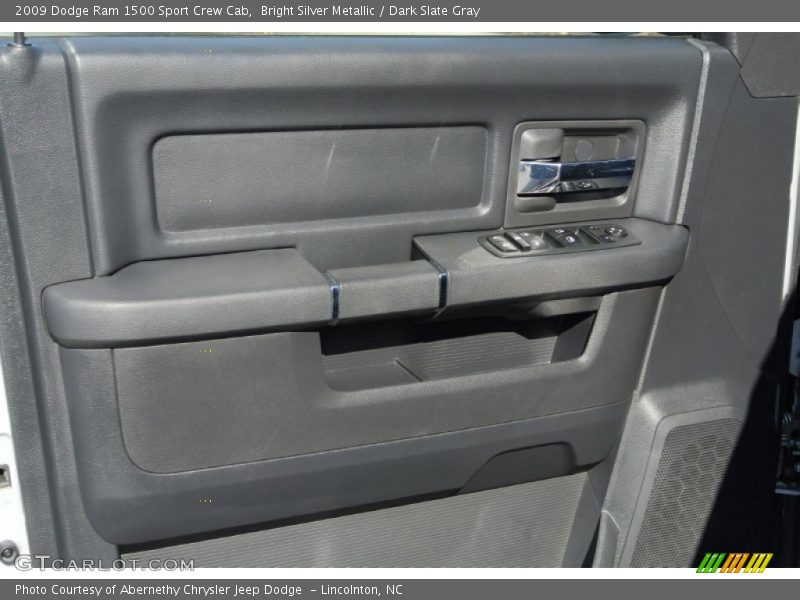 Bright Silver Metallic / Dark Slate Gray 2009 Dodge Ram 1500 Sport Crew Cab