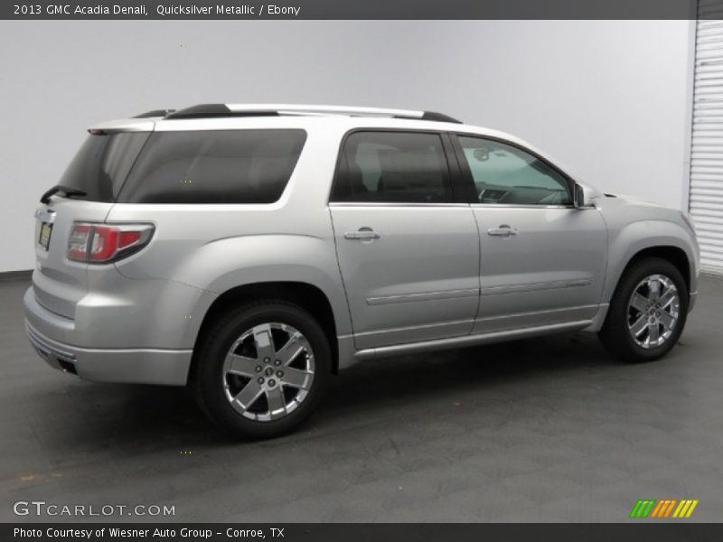 Quicksilver Metallic / Ebony 2013 GMC Acadia Denali
