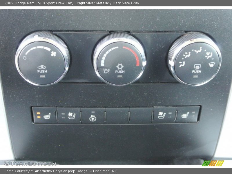 Bright Silver Metallic / Dark Slate Gray 2009 Dodge Ram 1500 Sport Crew Cab