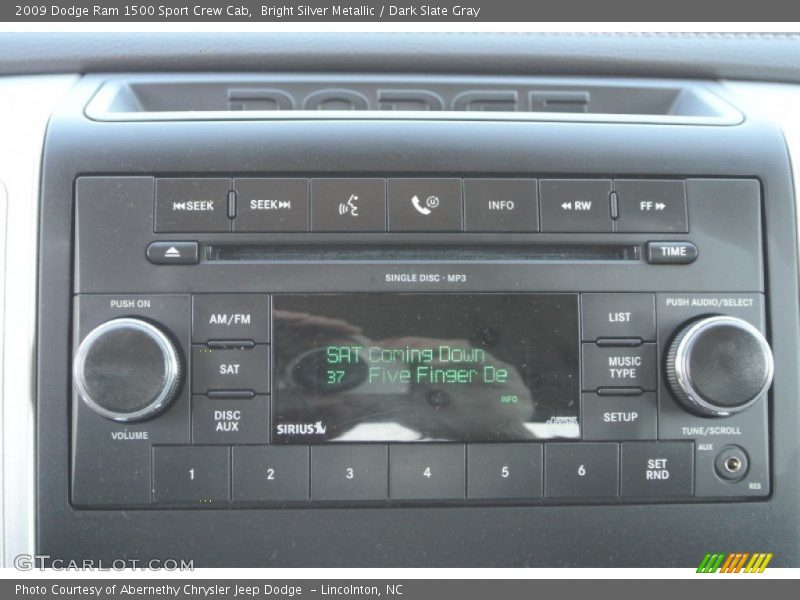 Bright Silver Metallic / Dark Slate Gray 2009 Dodge Ram 1500 Sport Crew Cab