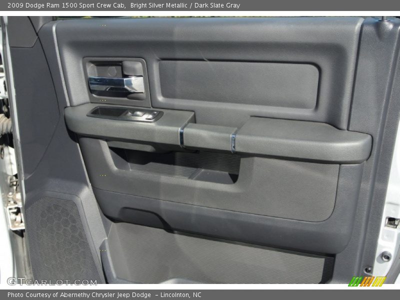 Bright Silver Metallic / Dark Slate Gray 2009 Dodge Ram 1500 Sport Crew Cab