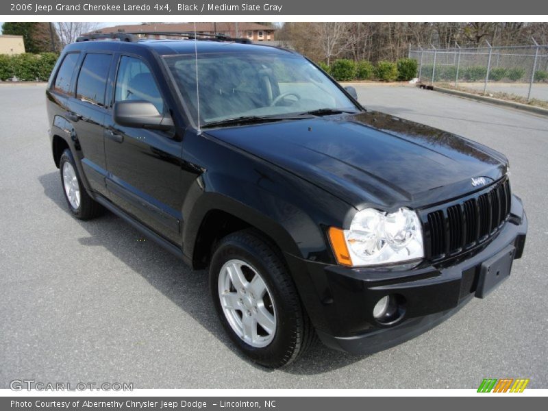 Black / Medium Slate Gray 2006 Jeep Grand Cherokee Laredo 4x4