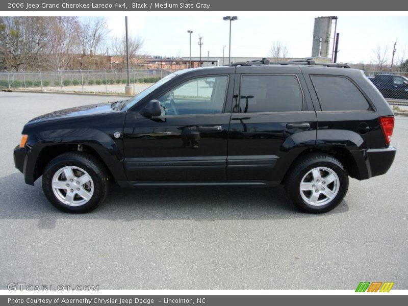 Black / Medium Slate Gray 2006 Jeep Grand Cherokee Laredo 4x4