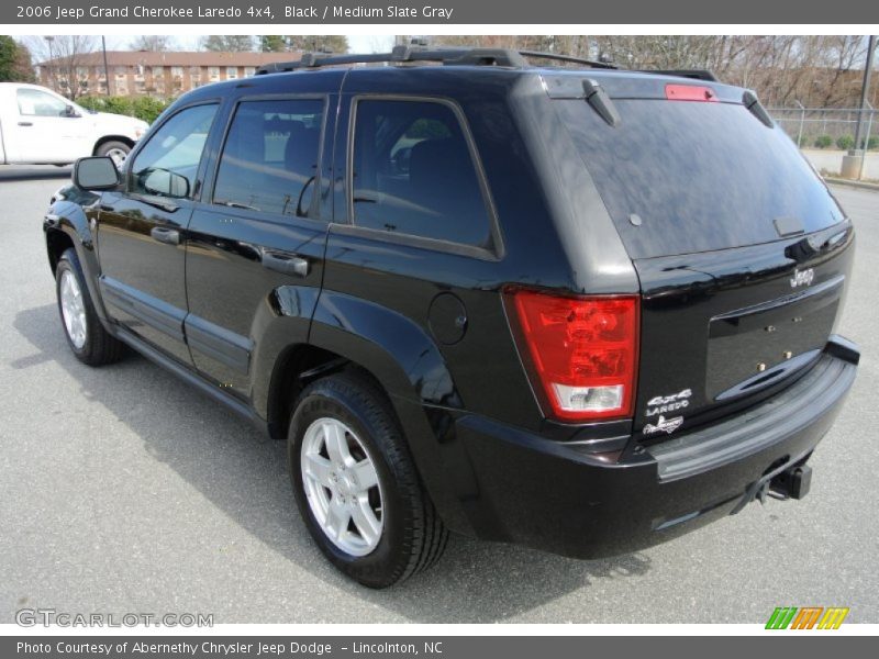 Black / Medium Slate Gray 2006 Jeep Grand Cherokee Laredo 4x4