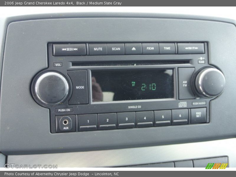 Black / Medium Slate Gray 2006 Jeep Grand Cherokee Laredo 4x4