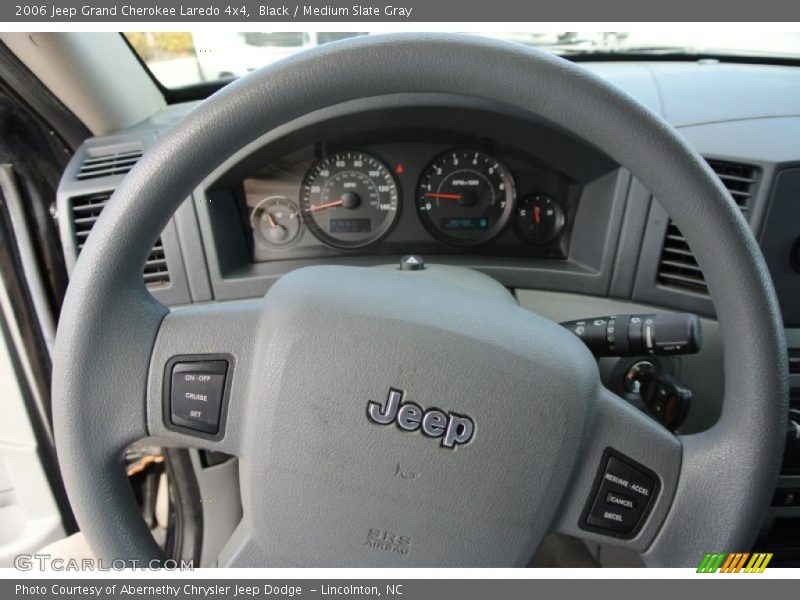 Black / Medium Slate Gray 2006 Jeep Grand Cherokee Laredo 4x4