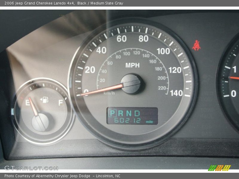 Black / Medium Slate Gray 2006 Jeep Grand Cherokee Laredo 4x4