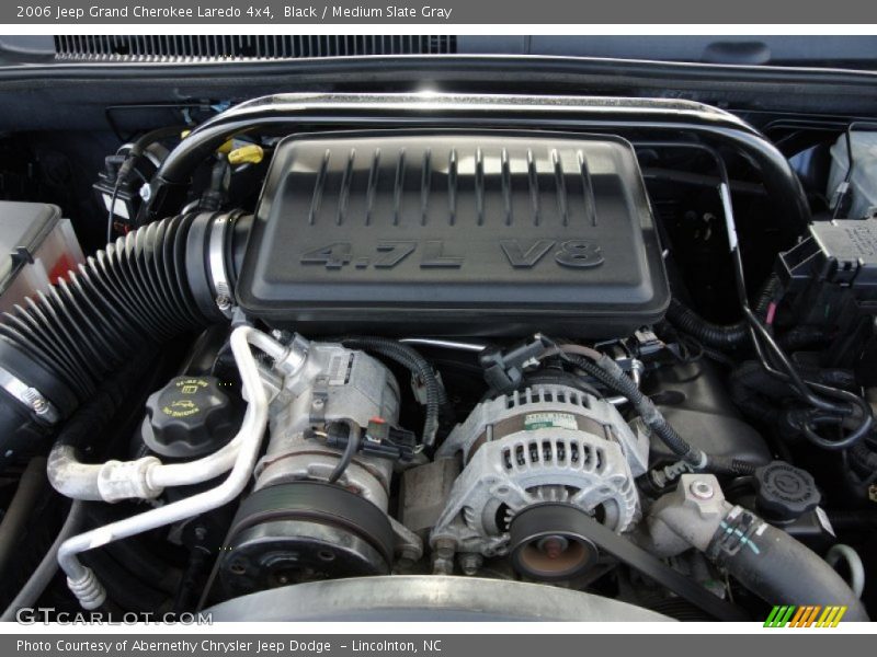 Black / Medium Slate Gray 2006 Jeep Grand Cherokee Laredo 4x4