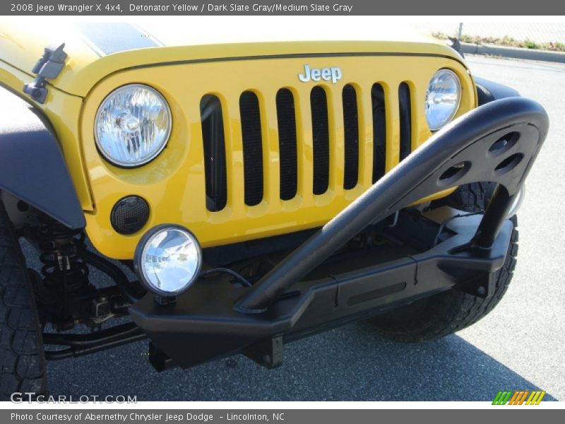 Detonator Yellow / Dark Slate Gray/Medium Slate Gray 2008 Jeep Wrangler X 4x4