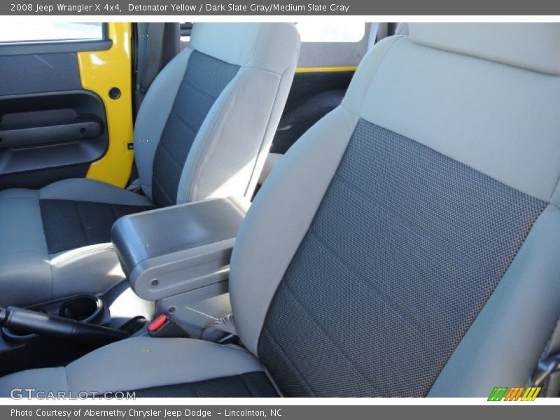Detonator Yellow / Dark Slate Gray/Medium Slate Gray 2008 Jeep Wrangler X 4x4