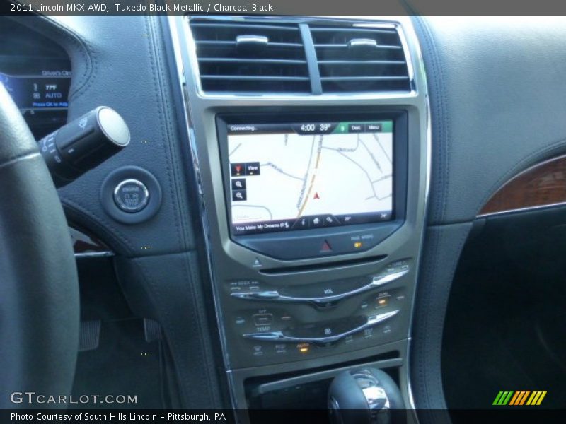 Tuxedo Black Metallic / Charcoal Black 2011 Lincoln MKX AWD