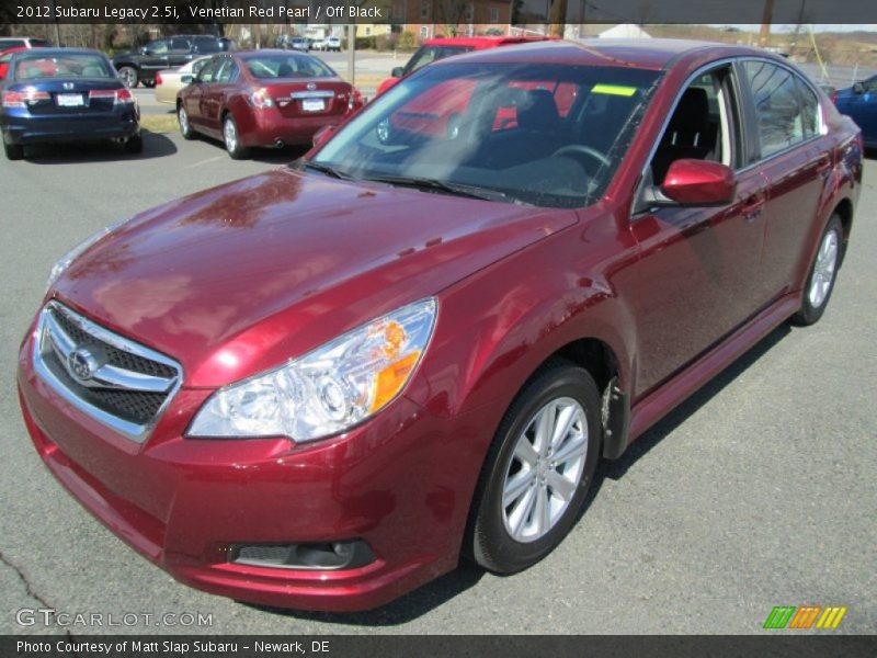 Venetian Red Pearl / Off Black 2012 Subaru Legacy 2.5i