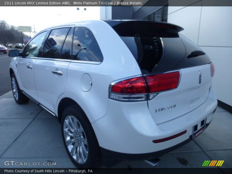 White Platinum Tri-Coat / Bronze Metallic 2011 Lincoln MKX Limited Edition AWD