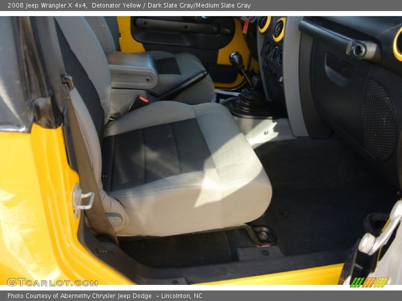Detonator Yellow / Dark Slate Gray/Medium Slate Gray 2008 Jeep Wrangler X 4x4