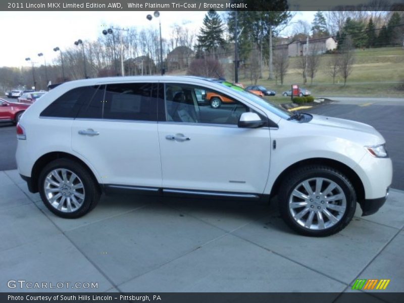 White Platinum Tri-Coat / Bronze Metallic 2011 Lincoln MKX Limited Edition AWD