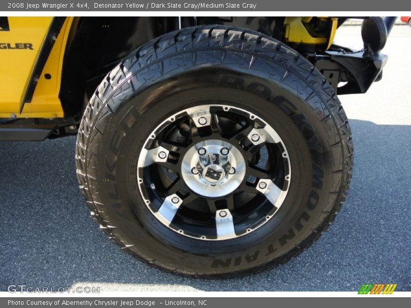 Custom Wheels of 2008 Wrangler X 4x4