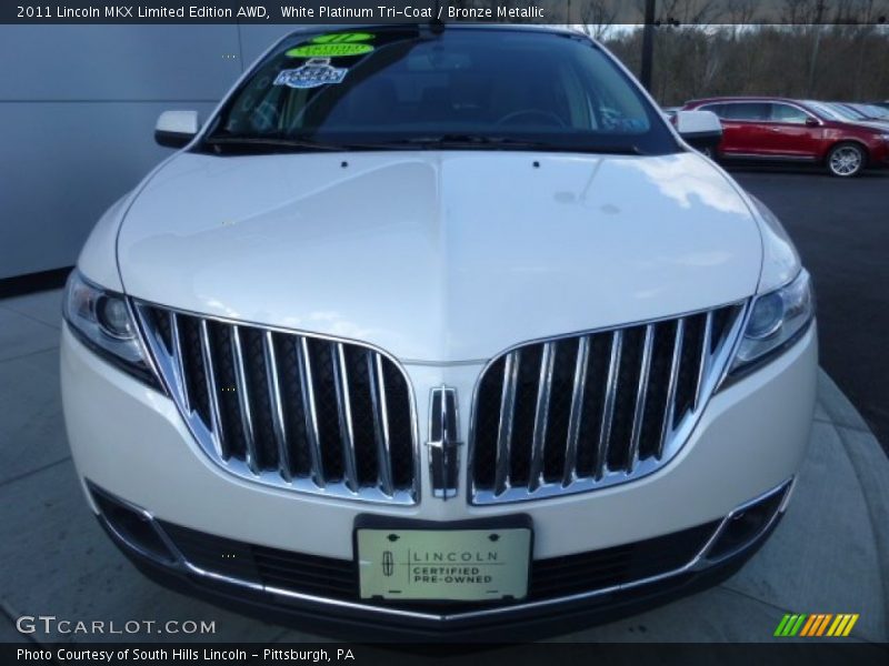White Platinum Tri-Coat / Bronze Metallic 2011 Lincoln MKX Limited Edition AWD