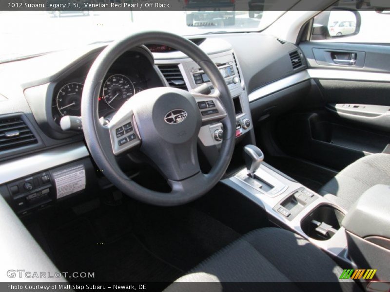Venetian Red Pearl / Off Black 2012 Subaru Legacy 2.5i
