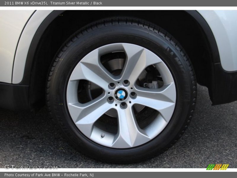 Titanium Silver Metallic / Black 2011 BMW X6 xDrive35i