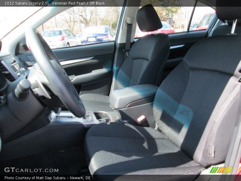 Venetian Red Pearl / Off Black 2012 Subaru Legacy 2.5i