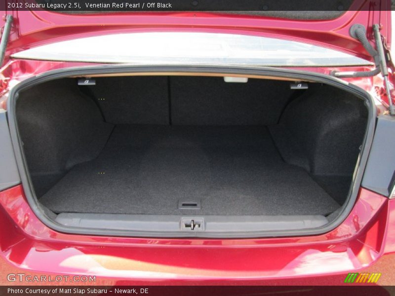 Venetian Red Pearl / Off Black 2012 Subaru Legacy 2.5i