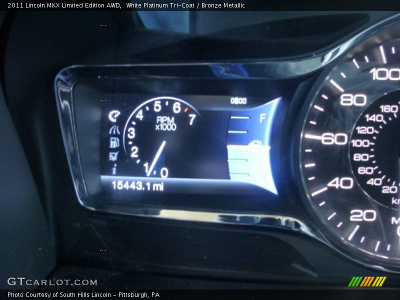 White Platinum Tri-Coat / Bronze Metallic 2011 Lincoln MKX Limited Edition AWD