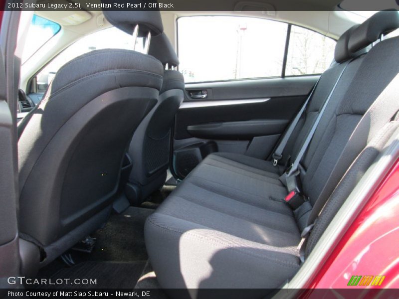 Venetian Red Pearl / Off Black 2012 Subaru Legacy 2.5i