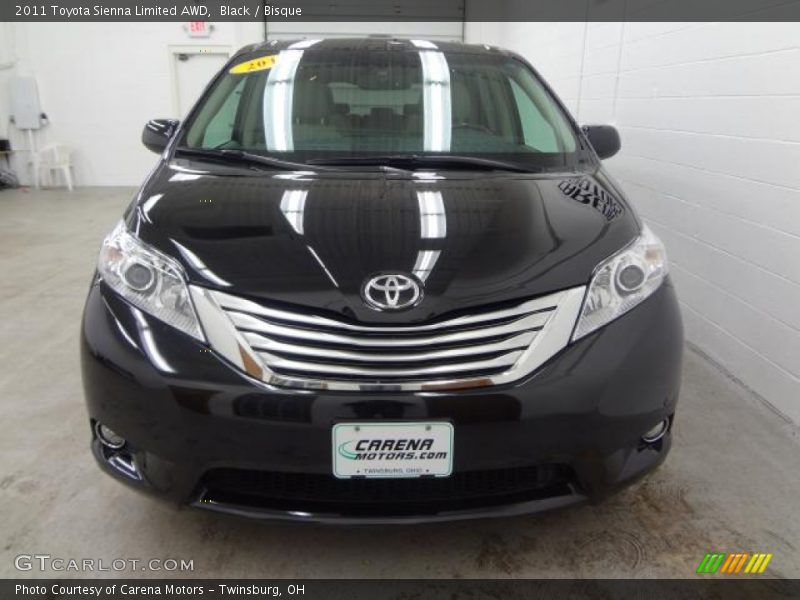 Black / Bisque 2011 Toyota Sienna Limited AWD