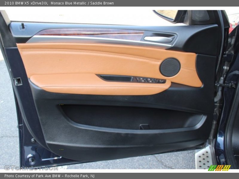 Monaco Blue Metallic / Saddle Brown 2010 BMW X5 xDrive30i