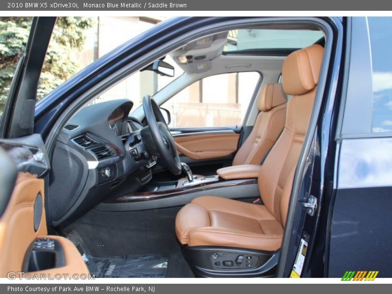 Monaco Blue Metallic / Saddle Brown 2010 BMW X5 xDrive30i