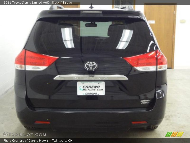 Black / Bisque 2011 Toyota Sienna Limited AWD