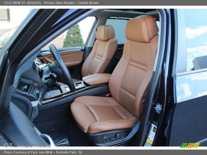 Monaco Blue Metallic / Saddle Brown 2010 BMW X5 xDrive30i